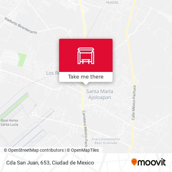Cda San Juan, 653 map