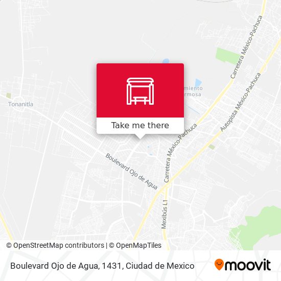 Mapa de Boulevard Ojo de Agua, 1431