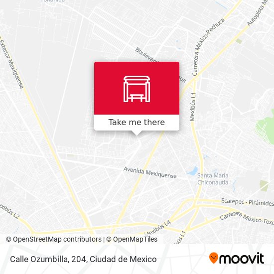 Mapa de Calle Ozumbilla, 204