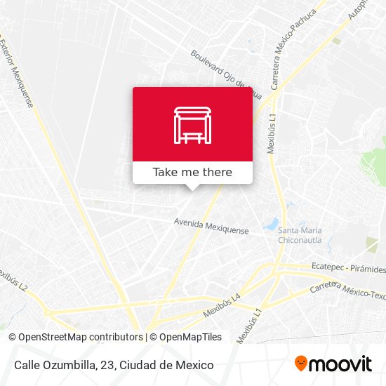 Mapa de Calle Ozumbilla, 23