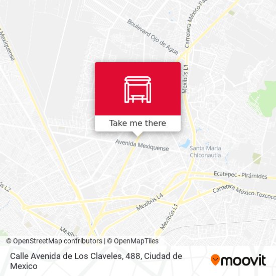 Mapa de Calle Avenida de Los Claveles, 488