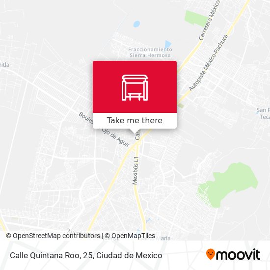 Mapa de Calle Quintana Roo, 25