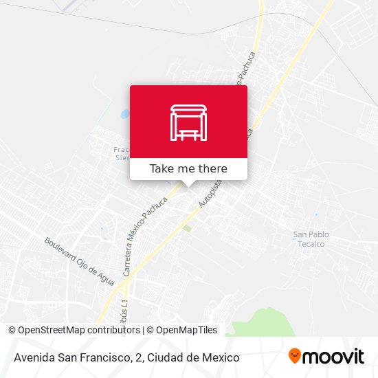 Avenida San Francisco, 2 map