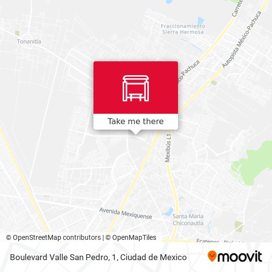 Boulevard Valle San Pedro, 1 map