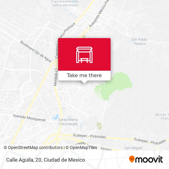 Calle Aguila, 20 map