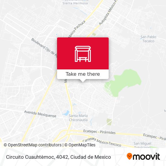 Mapa de Circuito Cuauhtèmoc, 4042