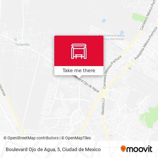 Boulevard Ojo de Agua, 5 map