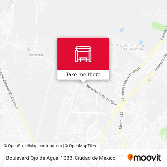 Boulevard Ojo de Agua, 1033 map