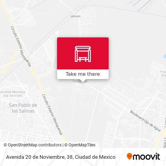 Mapa de Avenida 20 de Noviembre, 38