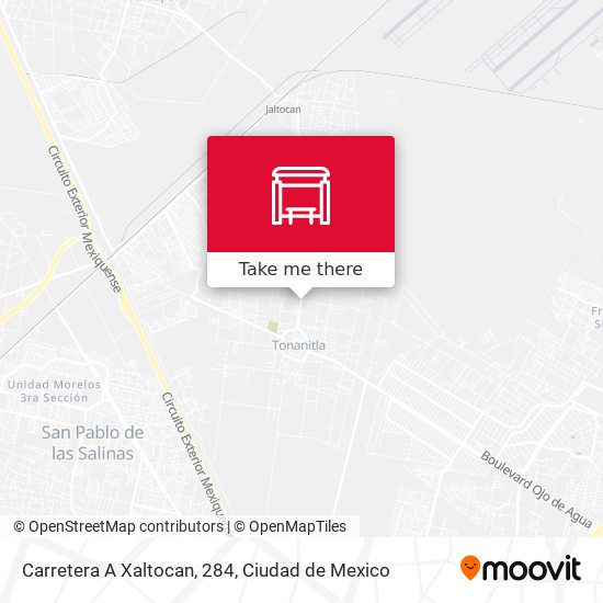 Carretera A Xaltocan, 284 map