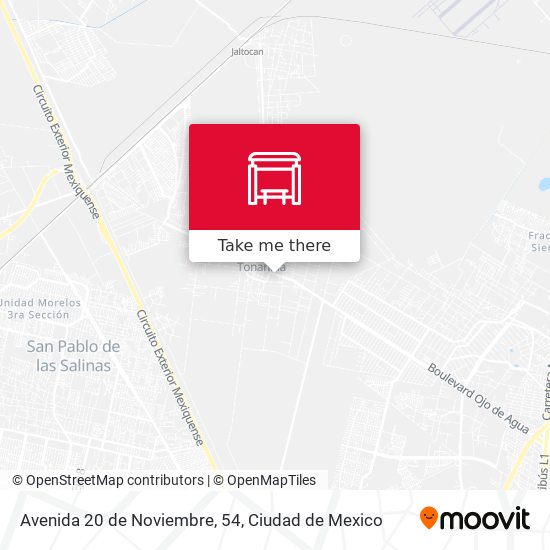 Avenida 20 de Noviembre, 54 map