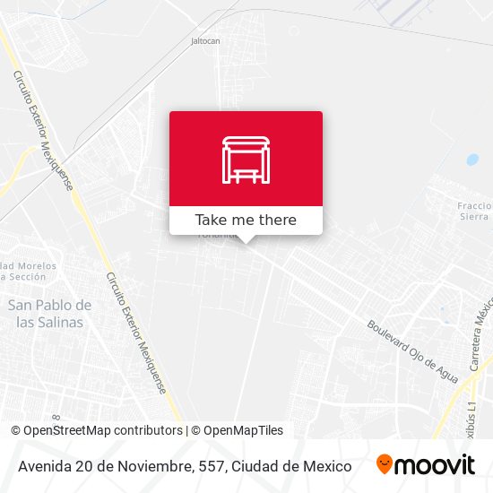 Avenida 20 de Noviembre, 557 map