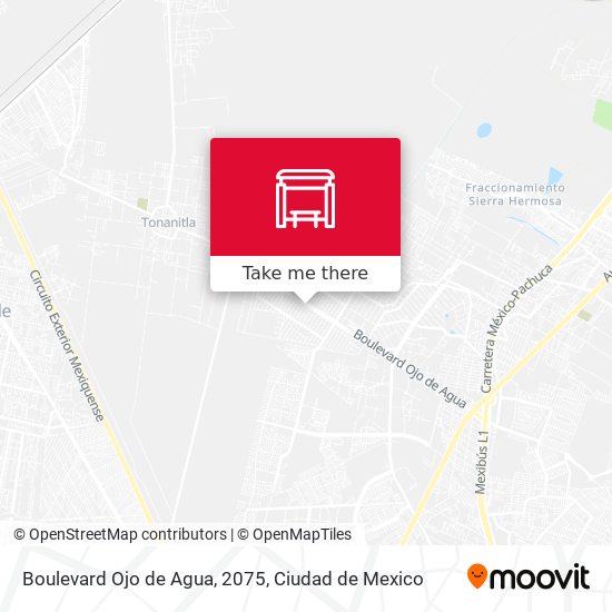Mapa de Boulevard Ojo de Agua, 2075