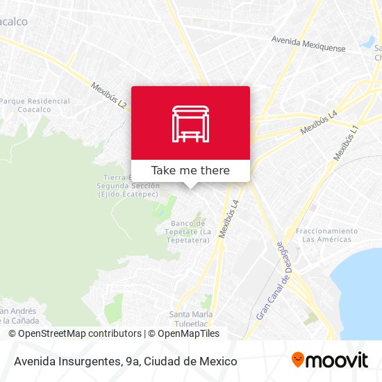 Avenida Insurgentes, 9a map