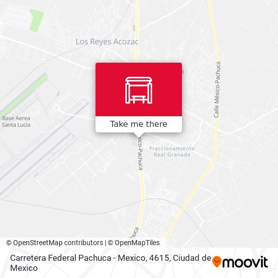 Carretera Federal Pachuca - Mexico, 4615 map