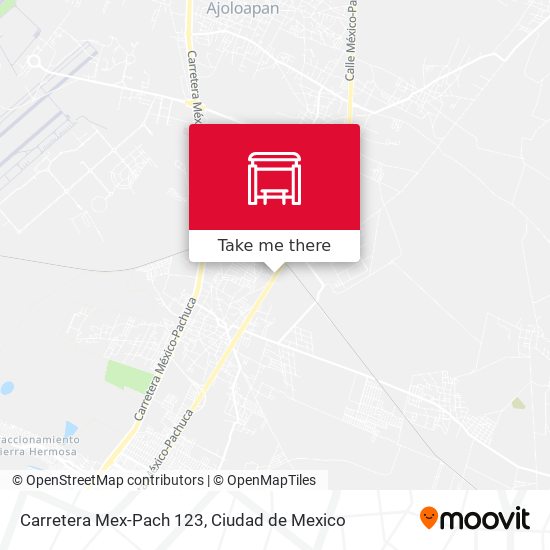 Carretera Mex-Pach 123 map