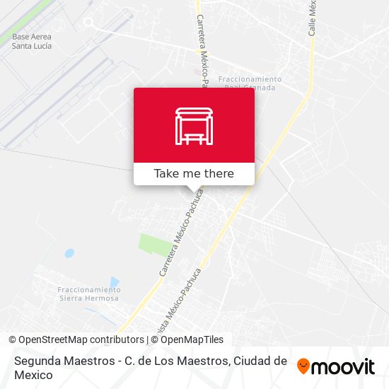 Mapa de Segunda Maestros - C. de Los Maestros