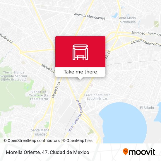 Morelia Oriente, 47 map