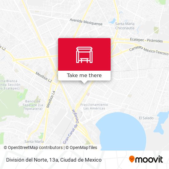 División del Norte, 13a map