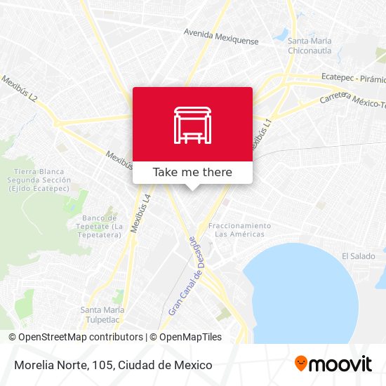 Mapa de Morelia Norte, 105