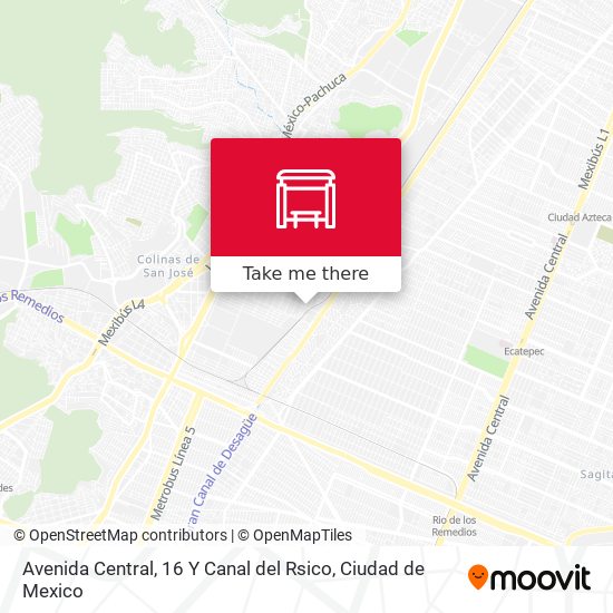 Avenida Central, 16 Y Canal del Rsico map