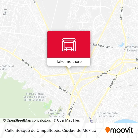 Calle Bosque de Chapultepec map