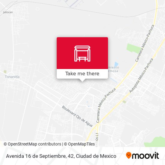 Mapa de Avenida 16 de Septiembre, 42