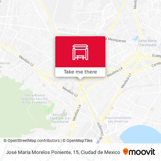 Mapa de José María Morelos Poniente, 15