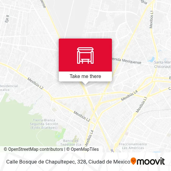 Calle Bosque de Chapultepec, 328 map