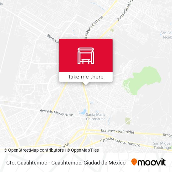 Mapa de Cto. Cuauhtémoc - Cuauhtémoc