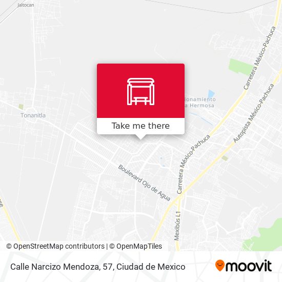 Mapa de Calle Narcizo Mendoza, 57