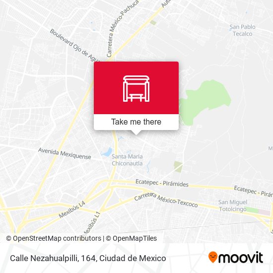 Mapa de Calle Nezahualpilli, 164
