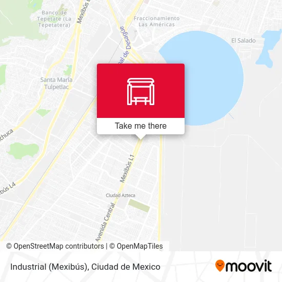 Industrial (Mexibús) map