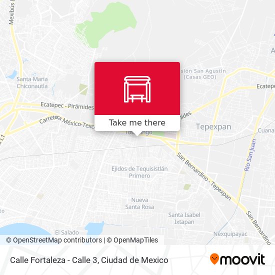 Calle Fortaleza - Calle 3 map