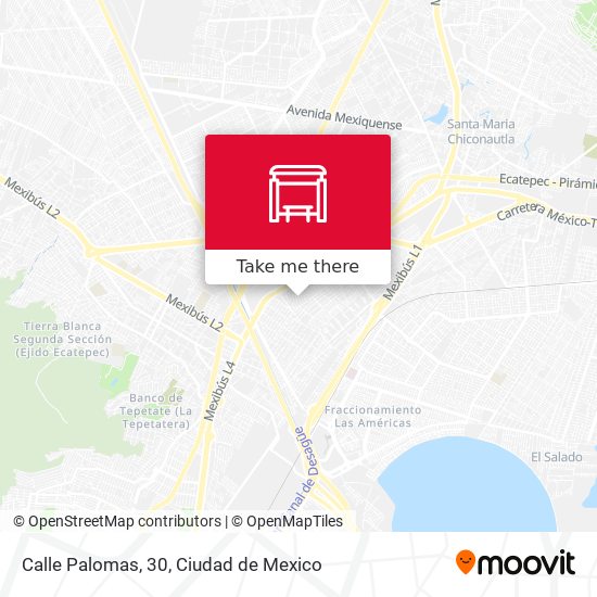 Calle Palomas, 30 map