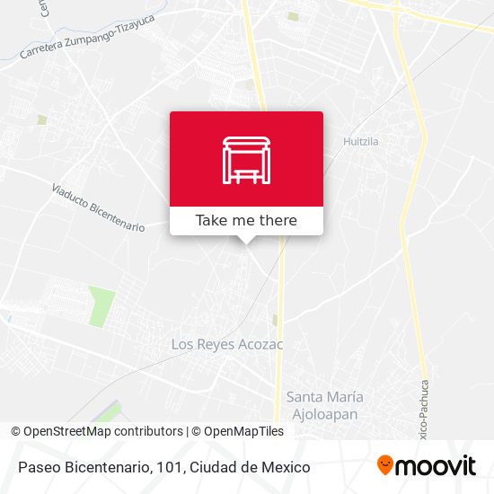 Paseo Bicentenario, 101 map