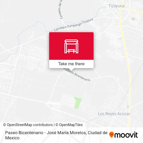 Paseo Bicentenario - José María Morelos map