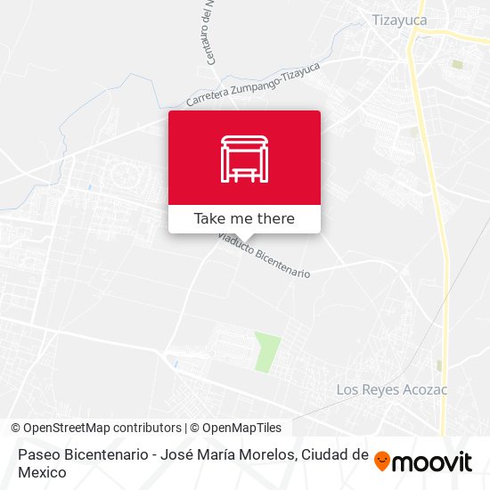 Paseo Bicentenario - José María Morelos map