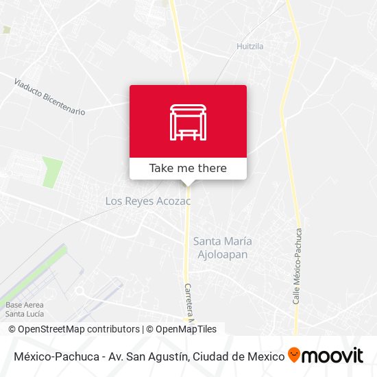 Mapa de México-Pachuca - Av. San Agustín
