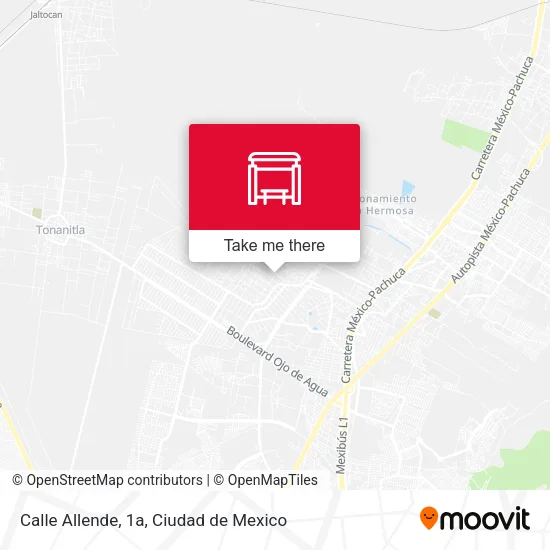 Calle Allende, 1a map