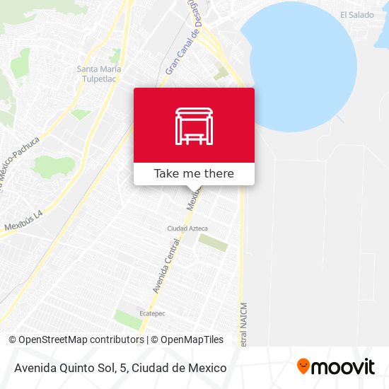 Mapa de Avenida Quinto Sol, 5