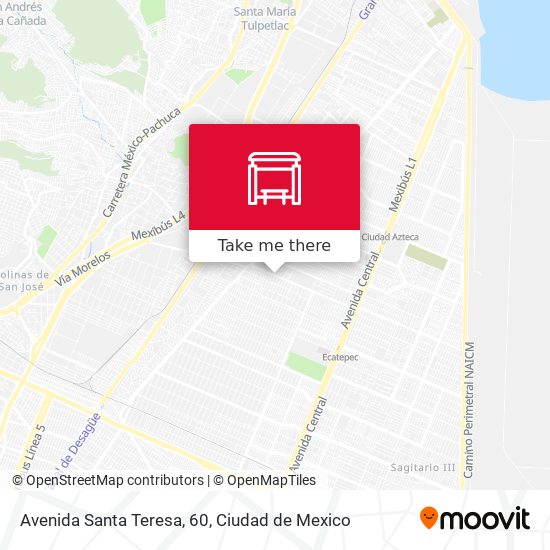 Avenida Santa Teresa, 60 map