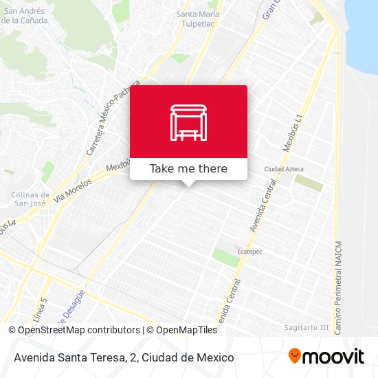 Avenida Santa Teresa, 2 map