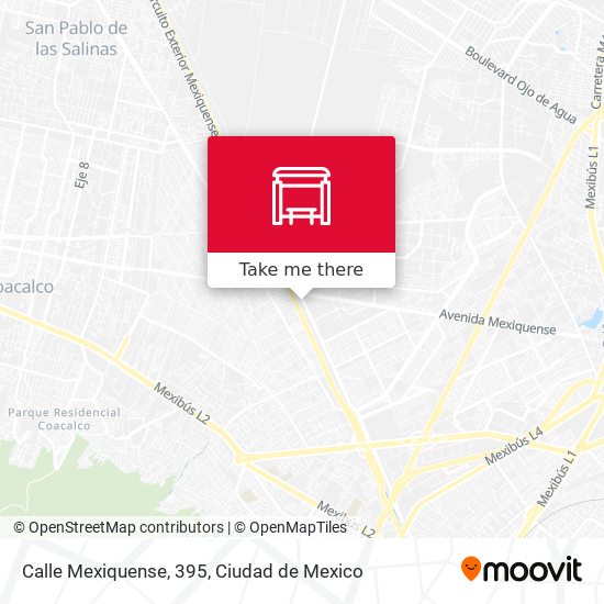 Calle Mexiquense, 395 map