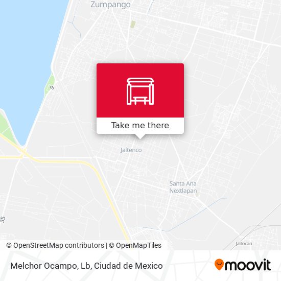 Melchor Ocampo, Lb map