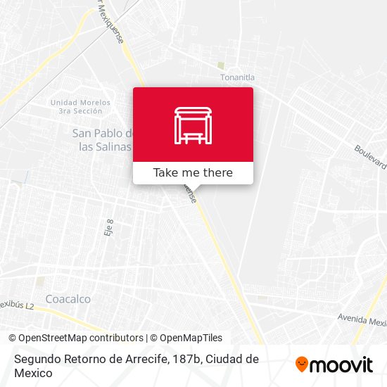 Segundo Retorno de Arrecife, 187b map