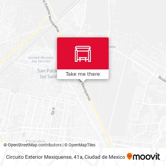 Circuito Exterior Mexiquense, 41a map