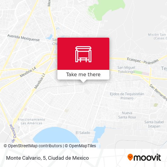 Monte Calvario, 5 map