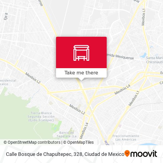 Calle Bosque de Chapultepec, 328 map