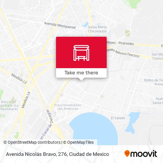 Avenida Nicolás Bravo, 276 map